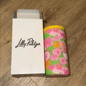 New- Lilly Pulitzer Seaside Garden Can cooler coozie koozie